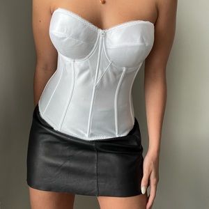 white corset